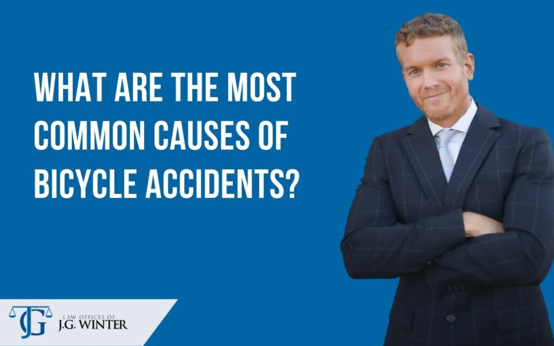 What are the most common causes of bicycle accidents