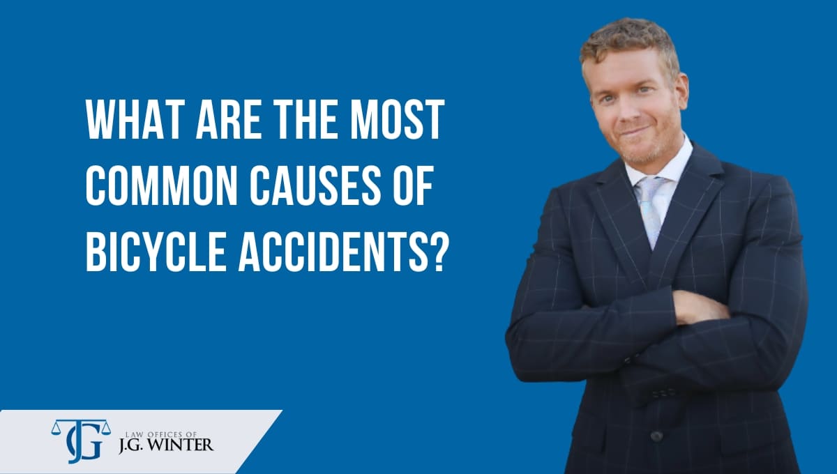 What are the most common causes of bicycle accidents