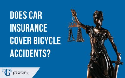 Does car insurance cover bicycle accidents?