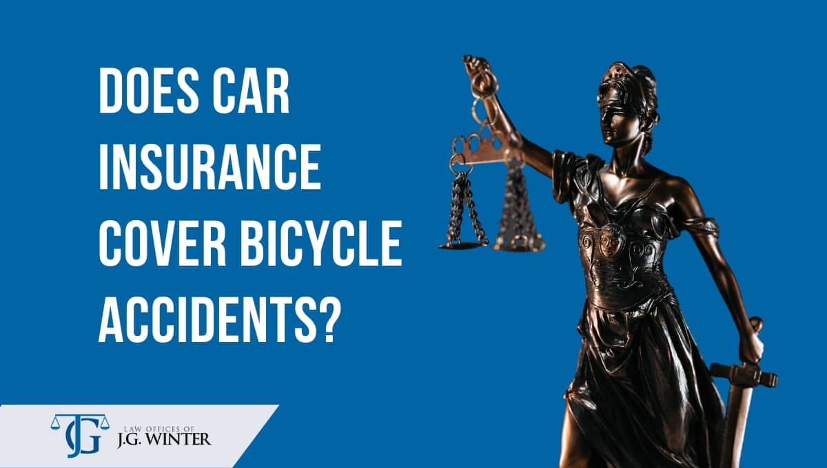 Does car insurance cover bicycle accidents?