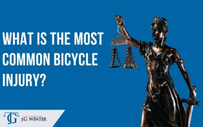 What is the most common bicycle injury?