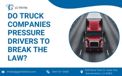 Do truck companies pressure drivers to break the law?