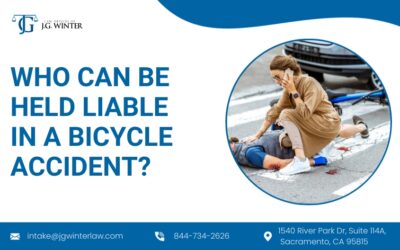 Who can be held liable in a bicycle accident?