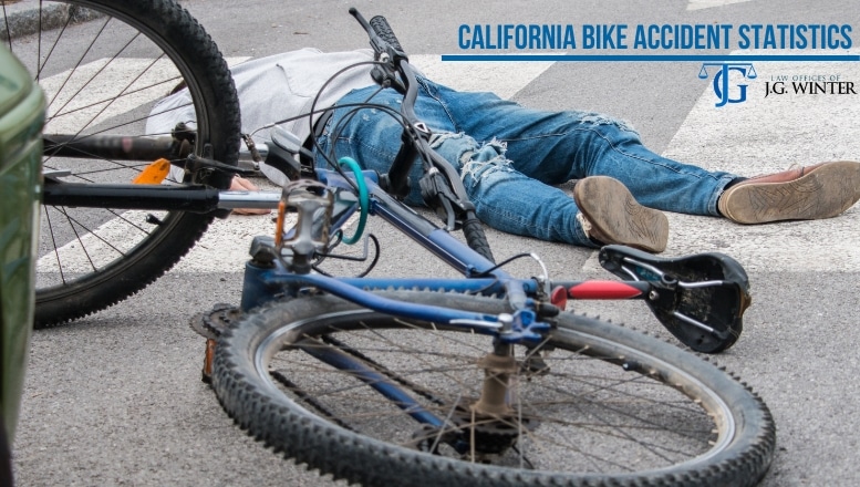 California bike accident statistics over the years.
