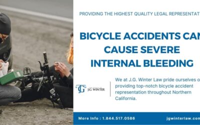 Bicycle accidents can cause severe internal bleeding