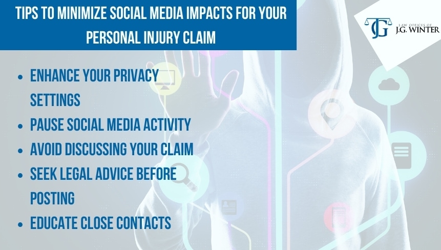 Effective tips to minimize the potential negative impacts of social media on your case