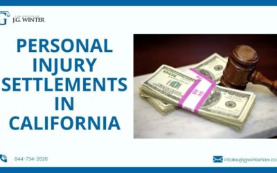 Personal Injury Settlements in California