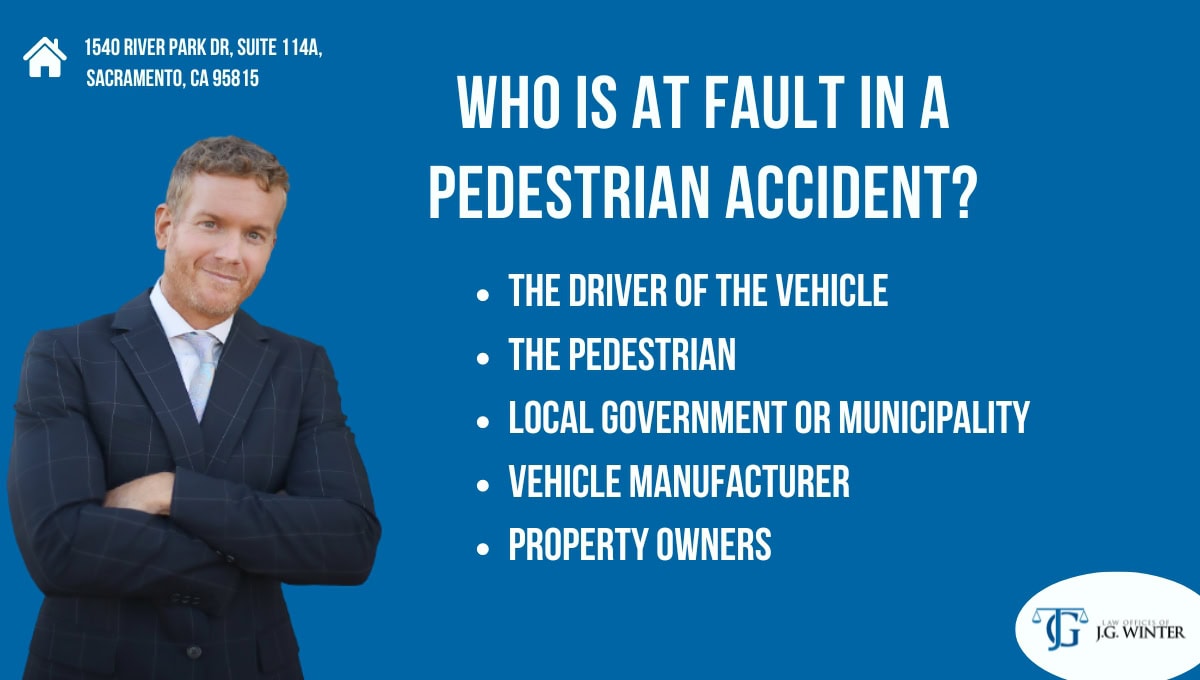 who is at fault in pedestrian accident