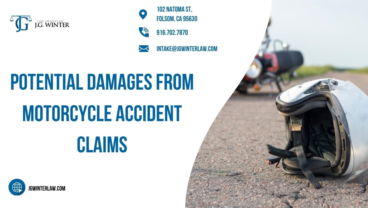 Potential damages from motorcycle accident claims