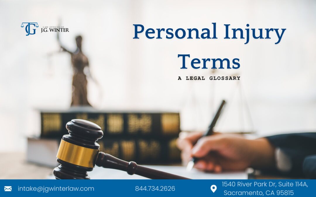 Personal Injury Terms: A Legal Glossary
