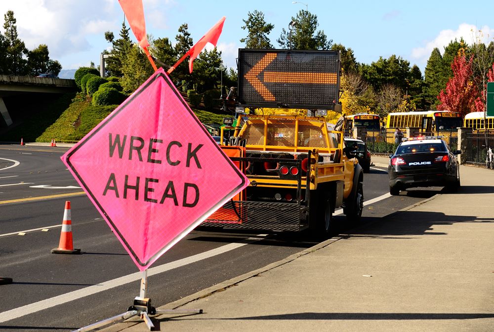 Truckee, CA - Car Accident w/Injuries on I-80 at Central Truckee