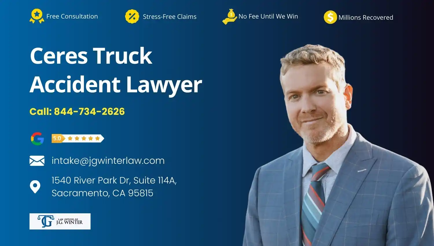 Ceres Truck Accident Lawyer - Law Office of J.G. Winter