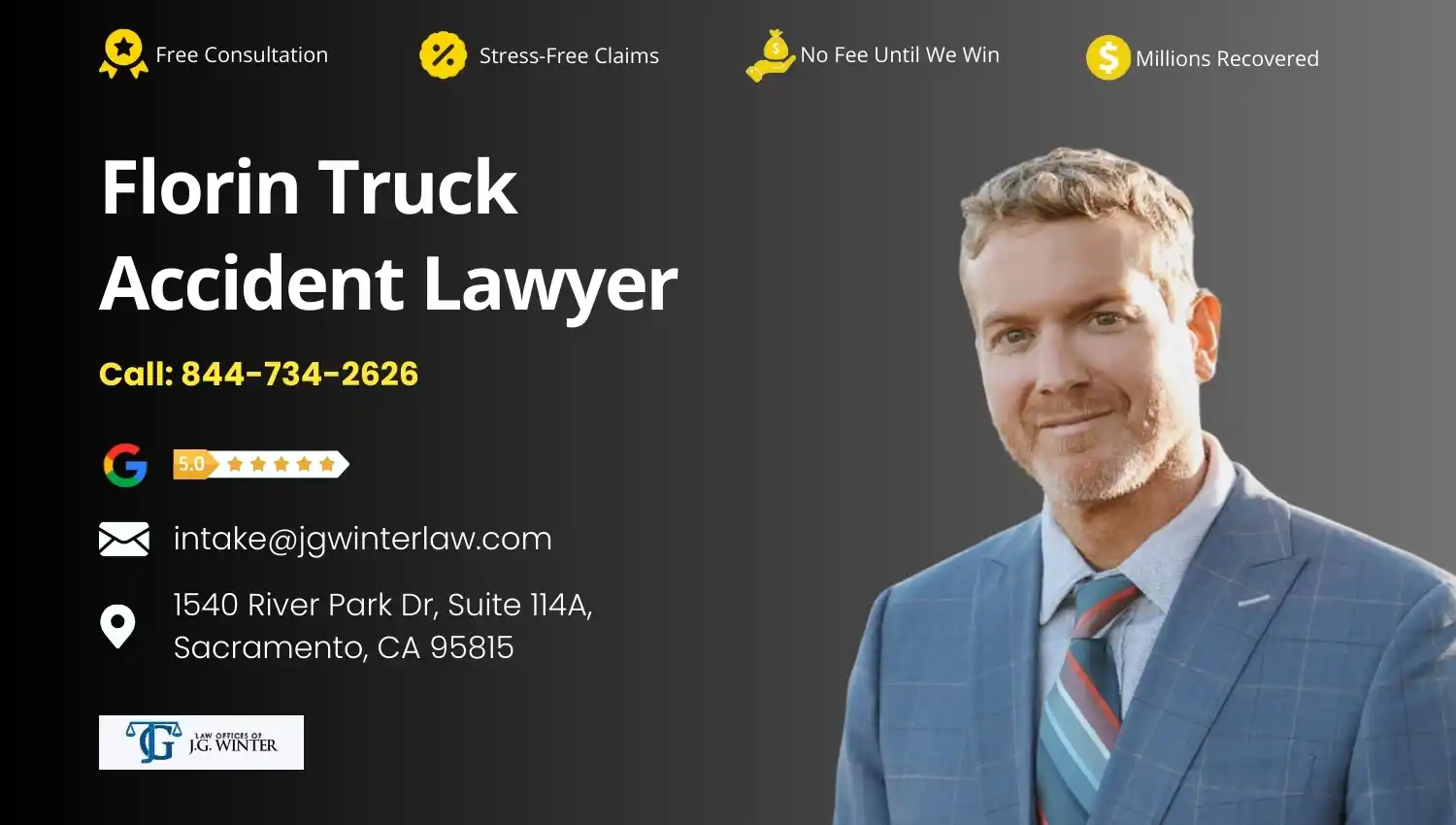 Florin Truck Accident Lawyer - Law Office of J.G.Winter