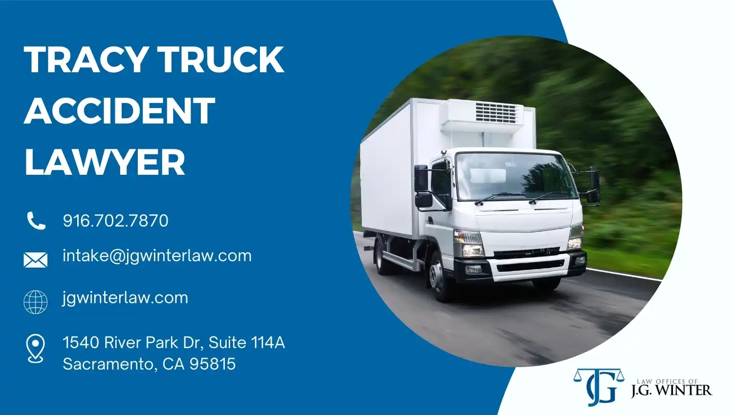 Tracy Truck Accident Lawyer - J.G. Winter Law