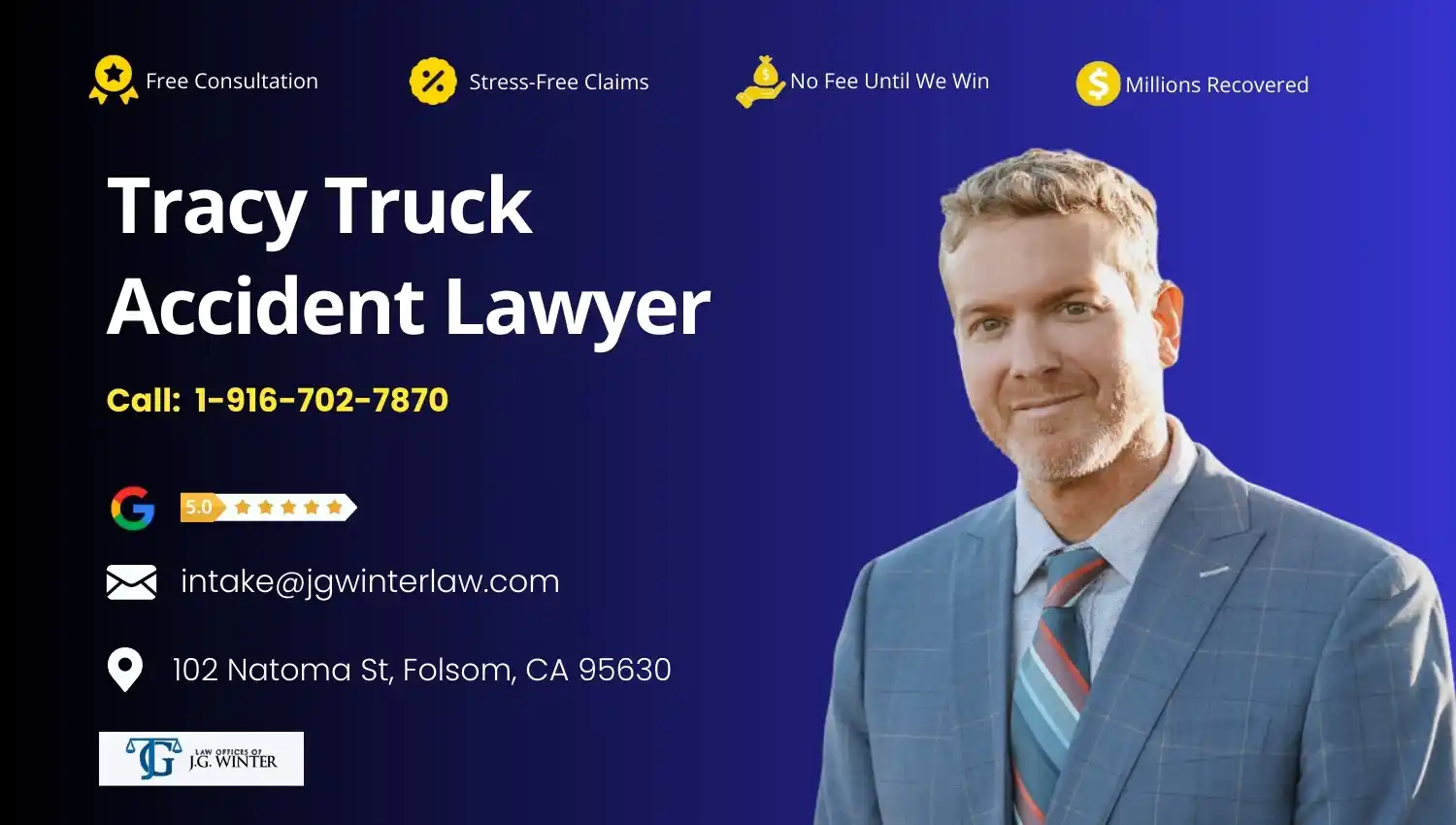 Tracy Truck Accident Lawyer - The Law Office of J.G. Winter