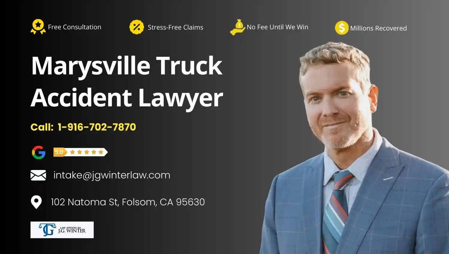 Marysville Truck Accident Lawyer - The Law Office of J.G. Winter