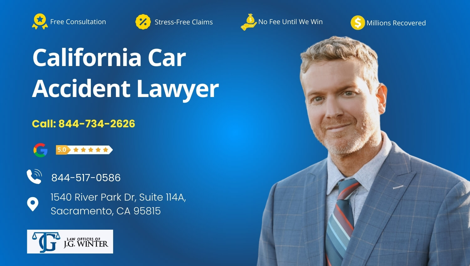 California Car Accident Lawyer - Law Office of J.G. Winter Law