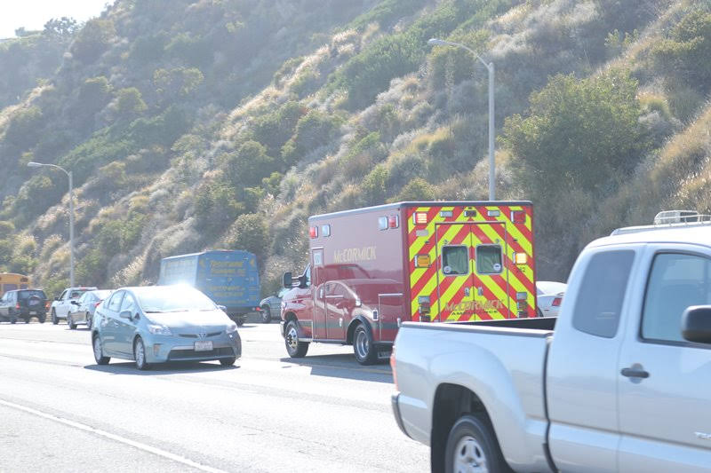 Deer Creek Park, CA - Red Dog Rd Site of Injury Vehicle Collision at Banner Quaker Hill