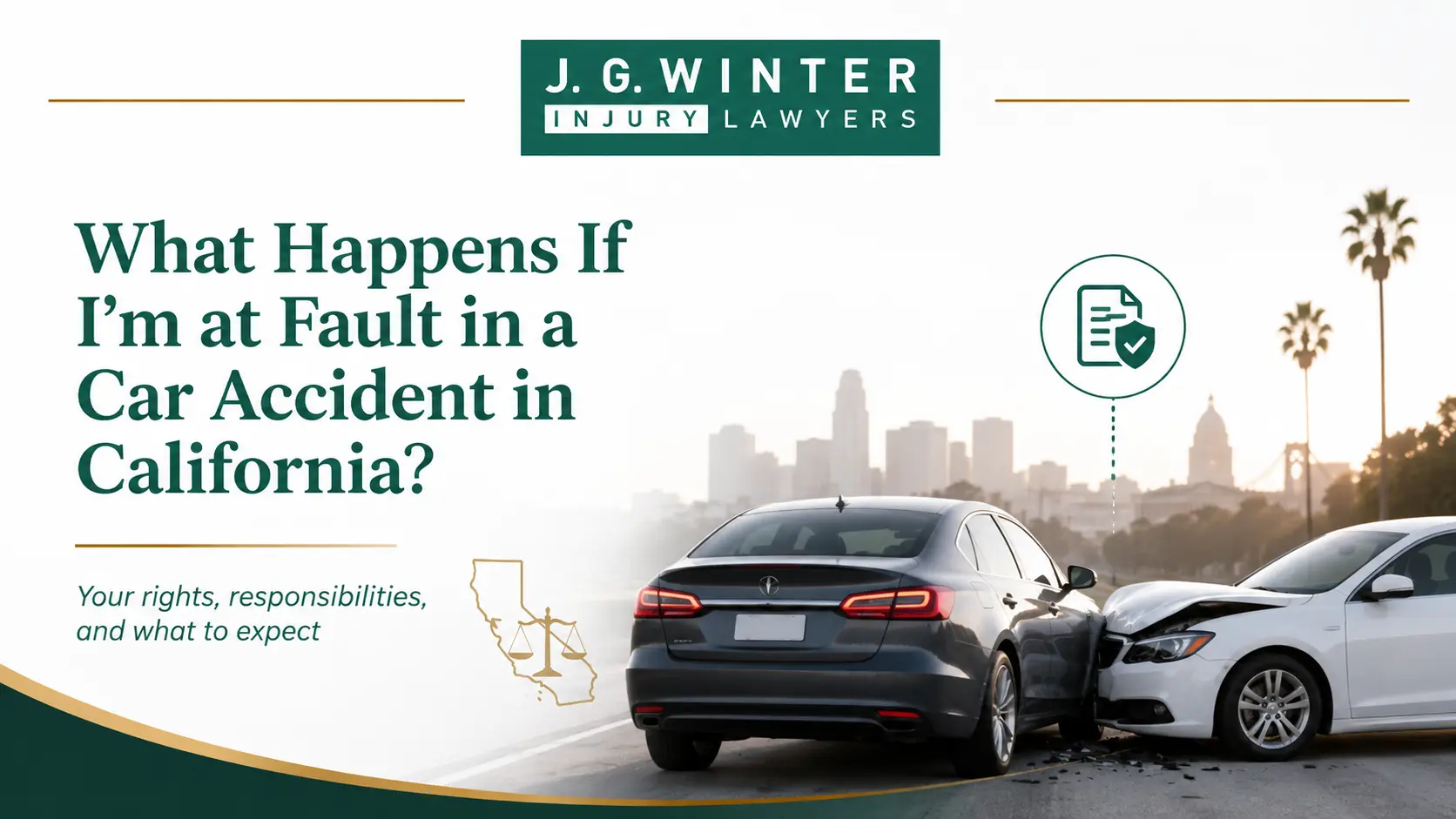 What Happens If I’m at Fault in a Car Accident in California?