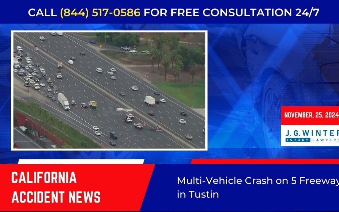 [11-25-2024] Multi-Vehicle Crash on 5 Freeway in Tustin