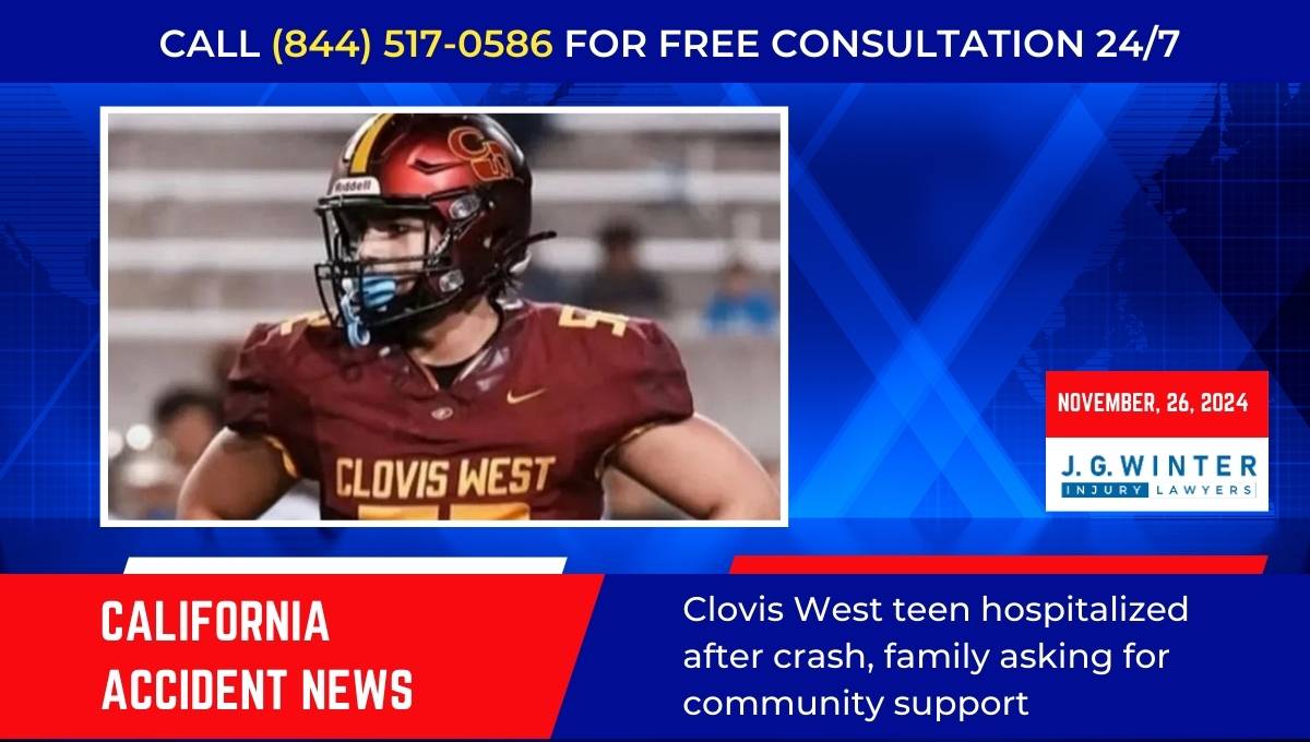 Clovis West teen hospitalized after crash, family asking for community support