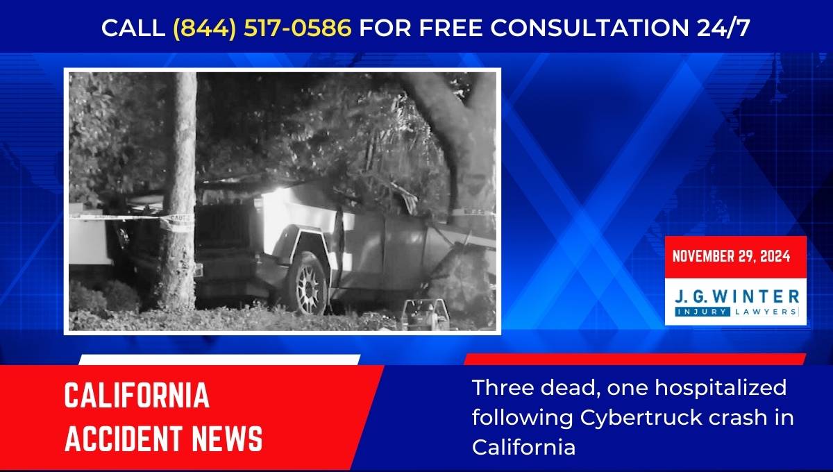 Three dead, one hospitalized following Cybertruck crash in California