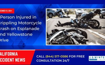 [12-12-2024] – 1 Person Injured in Crippling Motorcycle Crash on Esplanade and Yellowstone Drive