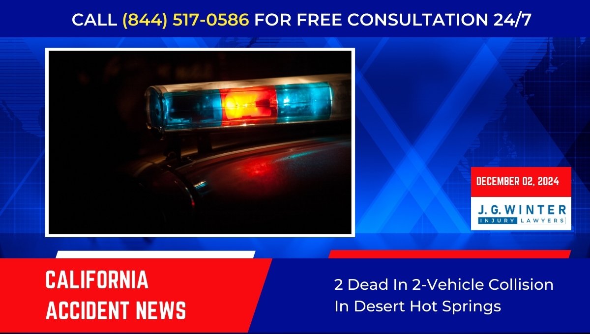 2 Dead In 2-Vehicle Collision In Desert Hot Springs