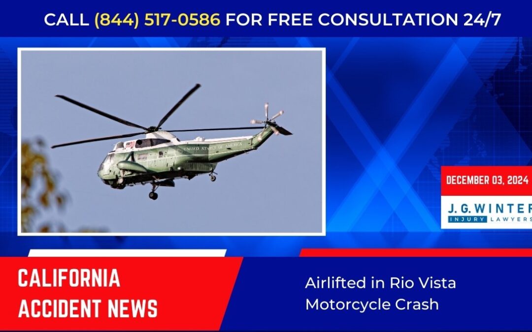 [12-03-2024] – Airlifted in Rio Vista Motorcycle Crash