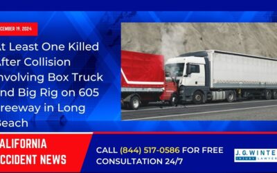 [12-18-2024] – At Least One Killed After Collision Involving Box Truck and Big Rig on 605 Freeway in Long Beach