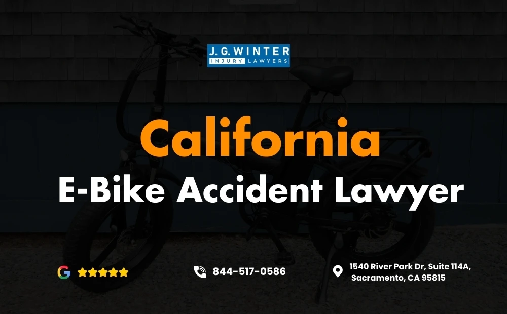 California e-bike accident lawyer - Law offices of jg winter