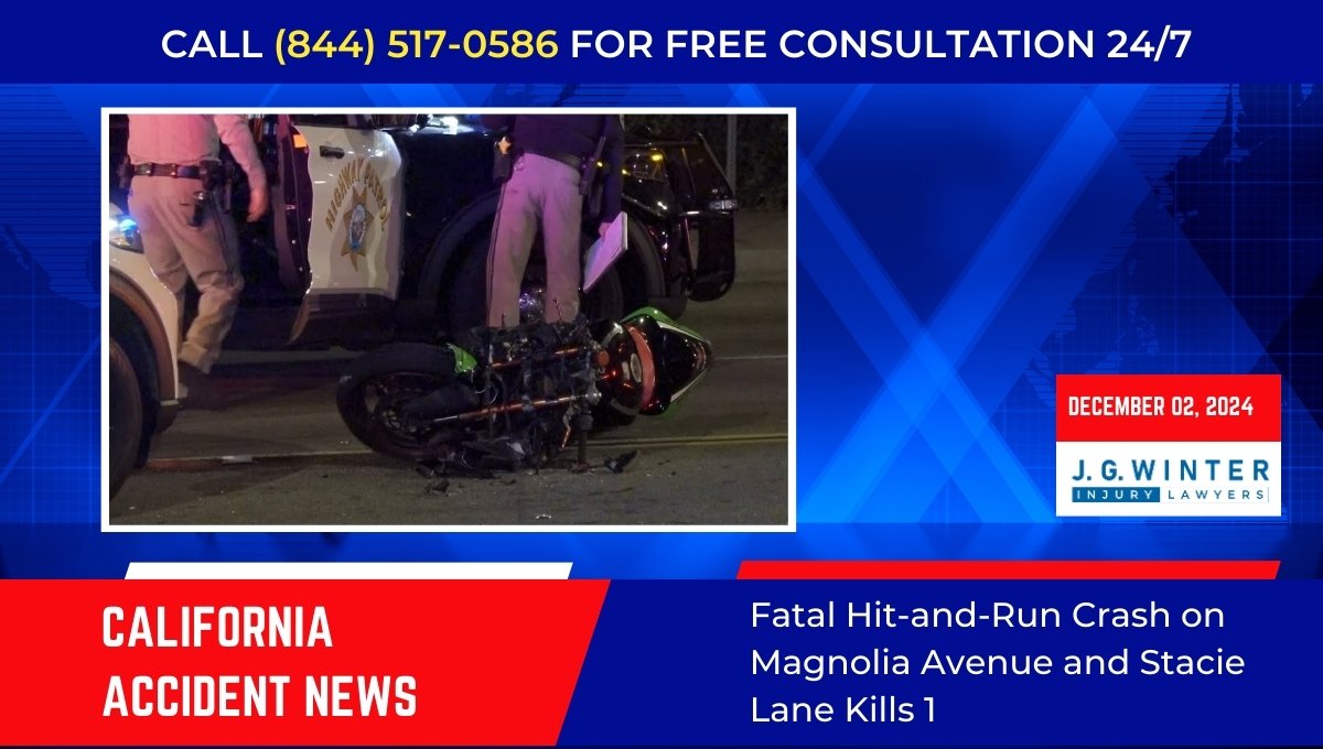 Fatal Hit-and-Run Crash on Magnolia Avenue and Stacie Lane Kills 1