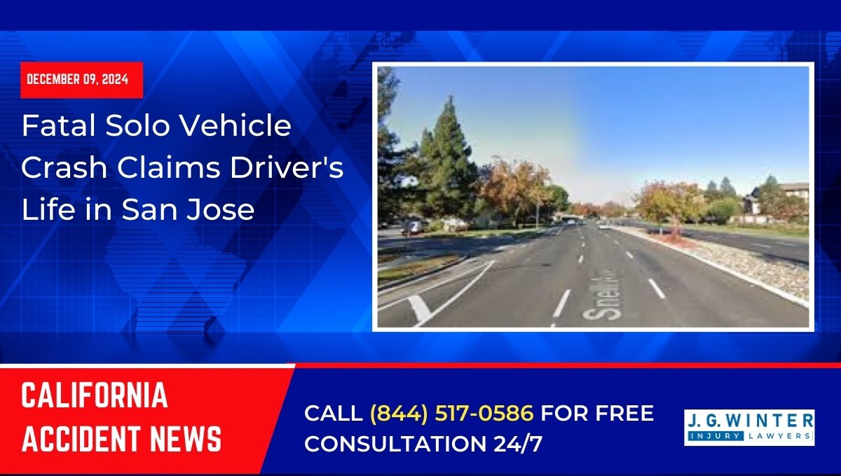 Fatal Solo Vehicle Crash Claims Driver's Life in San Jose