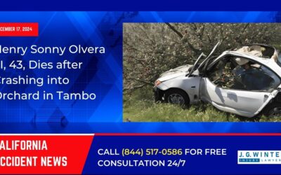 [12-17-2024] – Henry Sonny Olvera III, 43, Dies after Crashing into Orchard along Hwy 70 near Magnolia Rd in Tambo