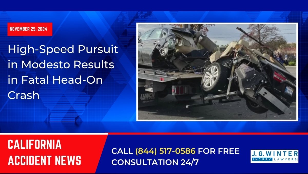 High-Speed Pursuit in Modesto Results in Fatal Head-On Crash