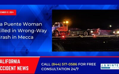 [12-21-2024] – La Puente Woman Killed in Wrong-Way Crash in Mecca