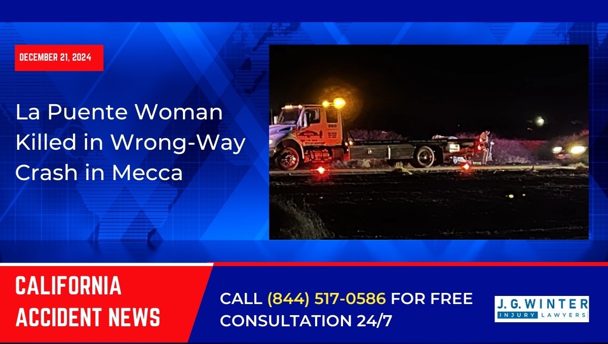 La Puente Woman Killed in Wrong-Way Crash in Mecca