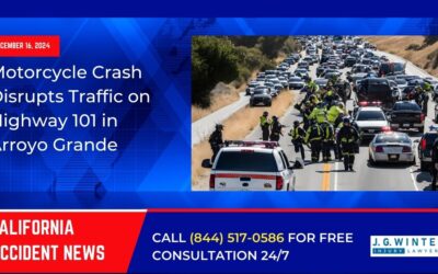 [12-14-2024] – Motorcycle Crash Disrupts Traffic on Highway 101 in Arroyo Grande