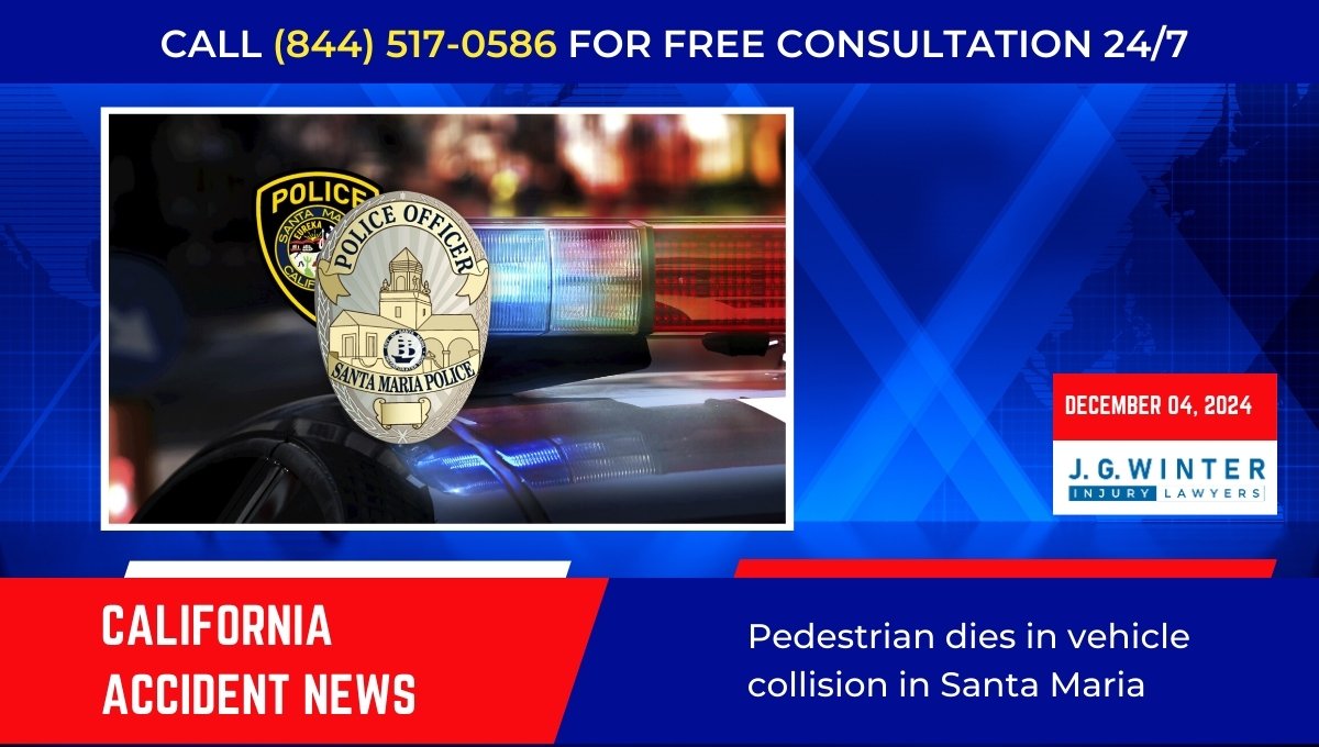 Pedestrian dies in vehicle collision in Santa Maria