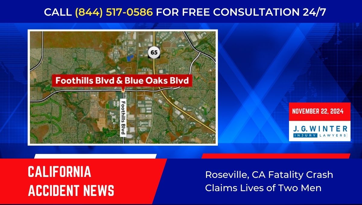 Roseville, CA Fatality Crash Claims Lives of Two Men