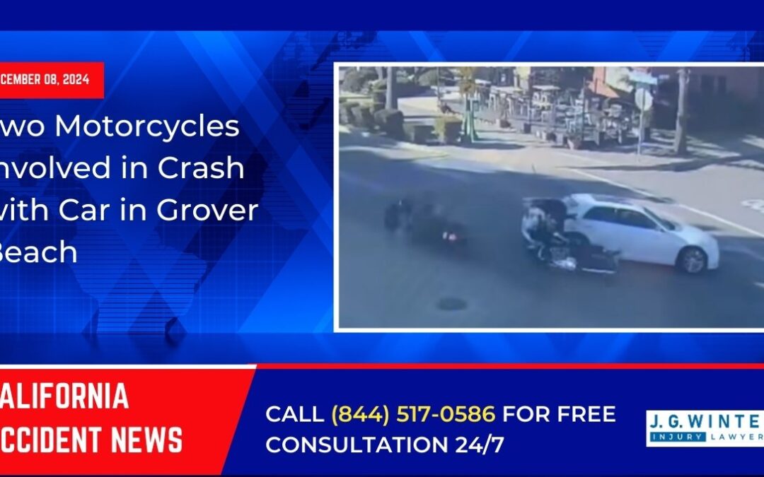[12-08-2024] – Two Motorcycles Involved in Crash with Car in Grover Beach, CA