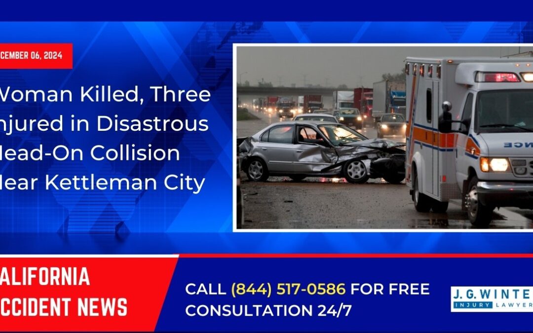 [12-06-2024] – Woman Killed, Three Injured in Disastrous Head-On Collision Near Kettleman City