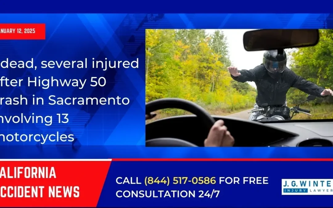 [01-12-2025] – 1 dead, several injured after Highway 50 crash in Sacramento involving 13 motorcycles