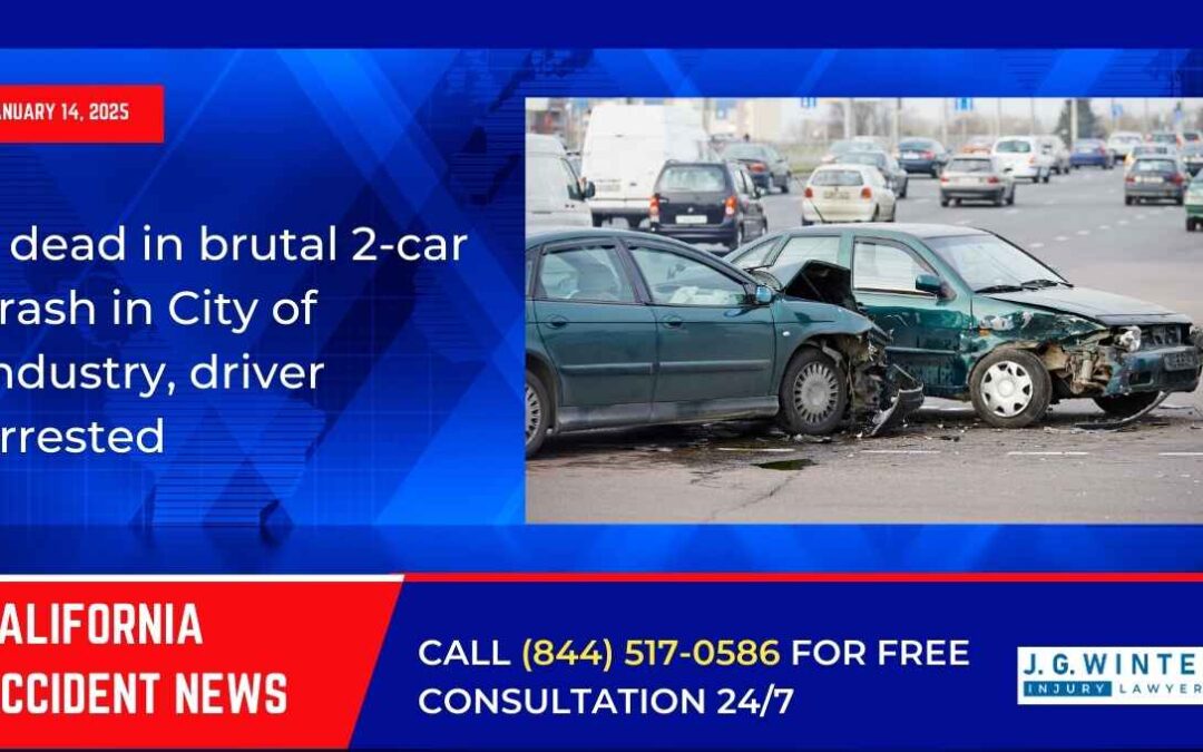 [01-16-2025] 3 Dead in brutal 2-car crash in City of Industry, driver arrested