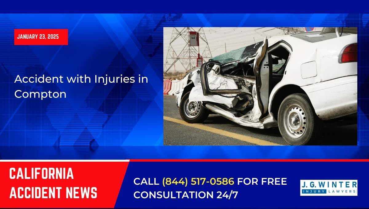 Accident with Injuries in Compton