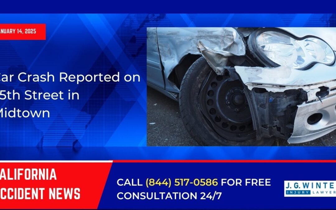 [01-14-2025] – Car Crash Reported on 25th Street in Midtown
