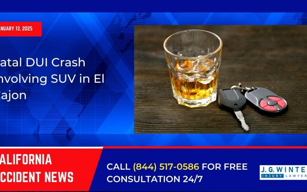 [01-13-2025] Fatal DUI Crash Involving SUV in El Cajon