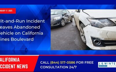 [01-17-2025] – Hit-and-Run Incident Leaves Abandoned Vehicle on California Pines Boulevard