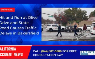 [01-18-2025] –  Hit and Run at Olive Drive and State Road Causes Traffic Delays in Bakersfield