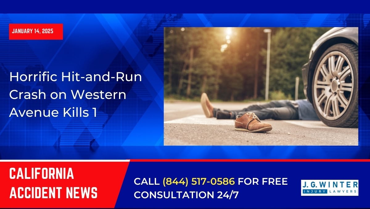 Horrific Hit-and-Run Crash on Western Avenue Kills 1